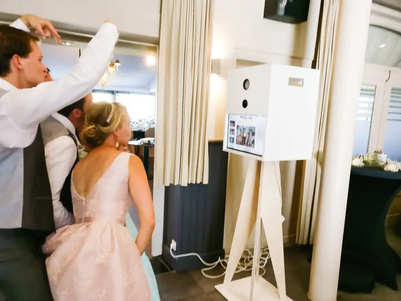 De Flitsbox op een huwelijksfeest